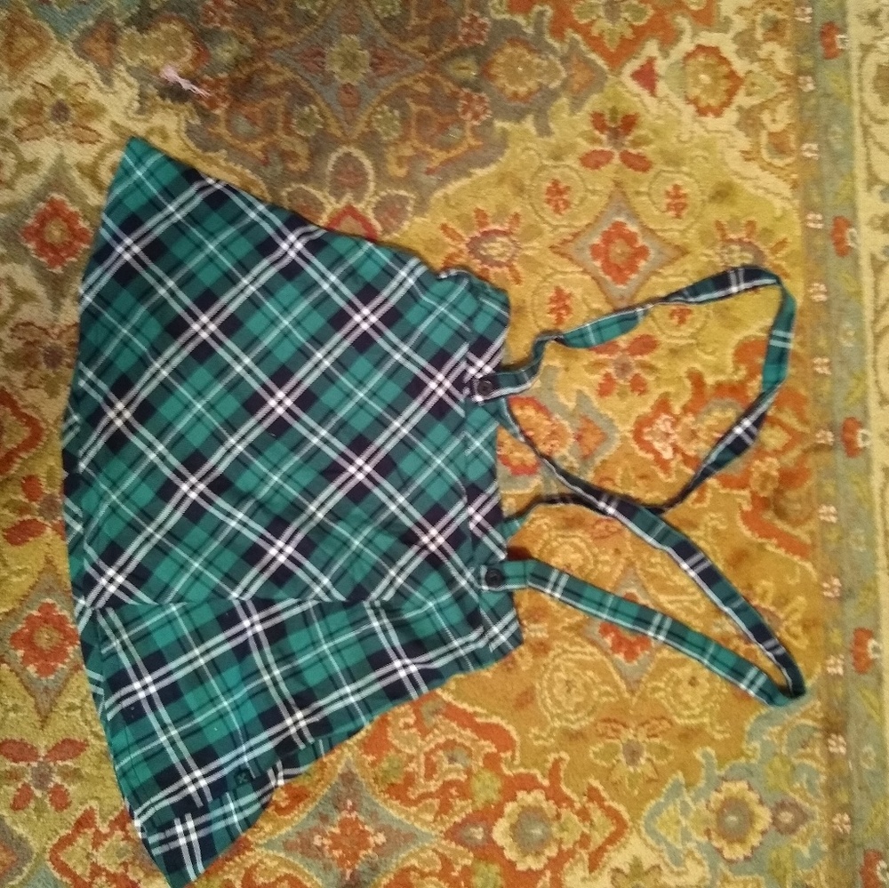 Forest Green Gingham Skirtalls